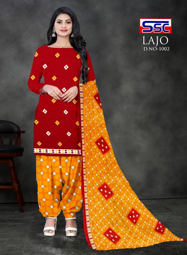 Ssc Lajo 33 American Printed Regular Wear Dress material Catalog
